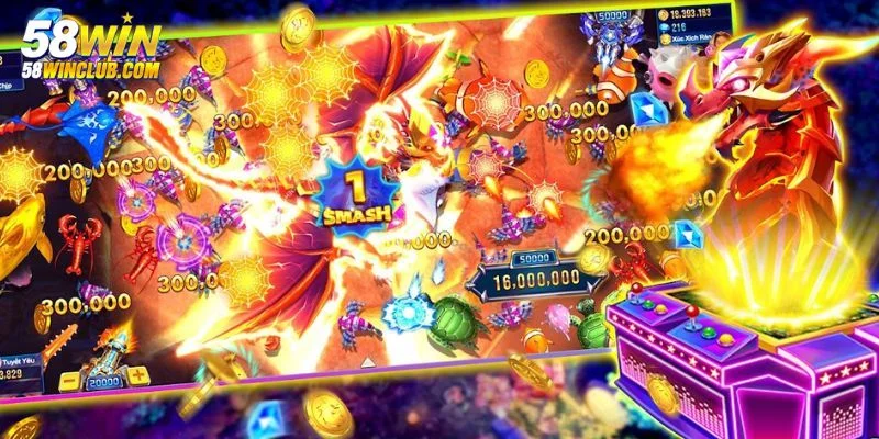 Bắn cá long thần là trò chơi đỉnh cao tại 58WIN