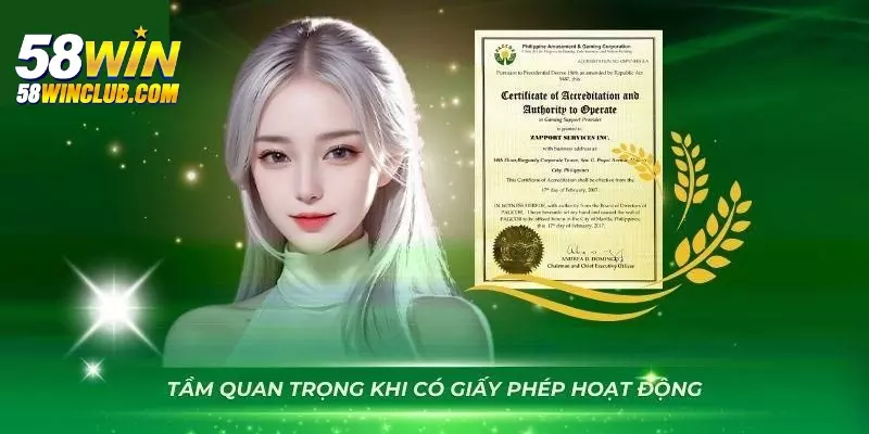 Giấy phép thể hiện sự minh bạch, bảo mật